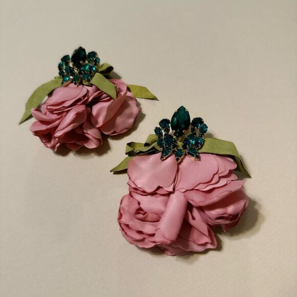 Boho flower earrings N671 - Picture 3 of 5